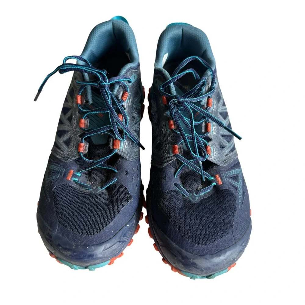 La Sportiva Bushido III Shoes Womens 8.5 Deep Sea Blue Cherry Trail Running